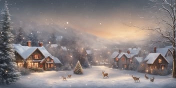 Swift in realistic Christmas style
