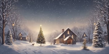 Hallelujah in realistic Christmas style