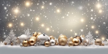 Gleam in realistic Christmas style
