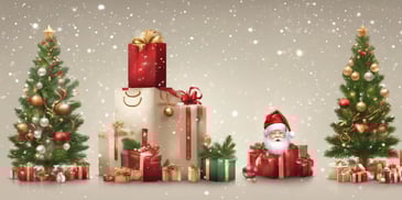 File in realistic Christmas style