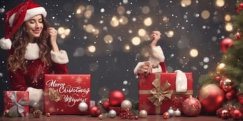 Soundtrack in realistic Christmas style