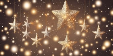 Twinkle in realistic Christmas style